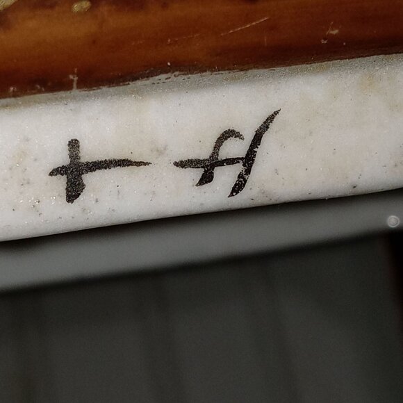 Vintage 40s Asian Art Porcelain Trinket Box Lidded Handle Floral Butterfly - Picture 9 of 13